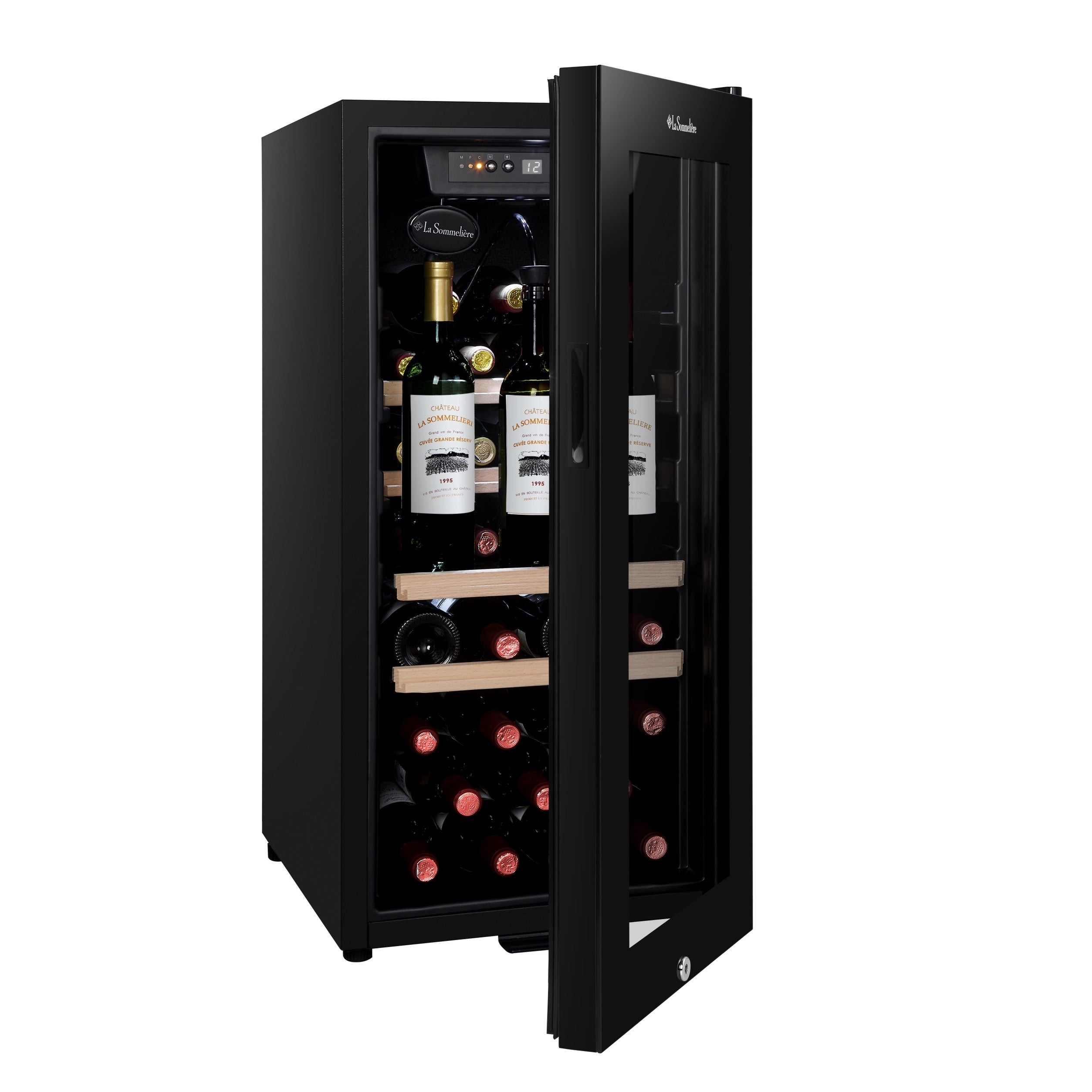 Weinkühlschrank 38 Flaschen La Sommelière LS38 BLACK