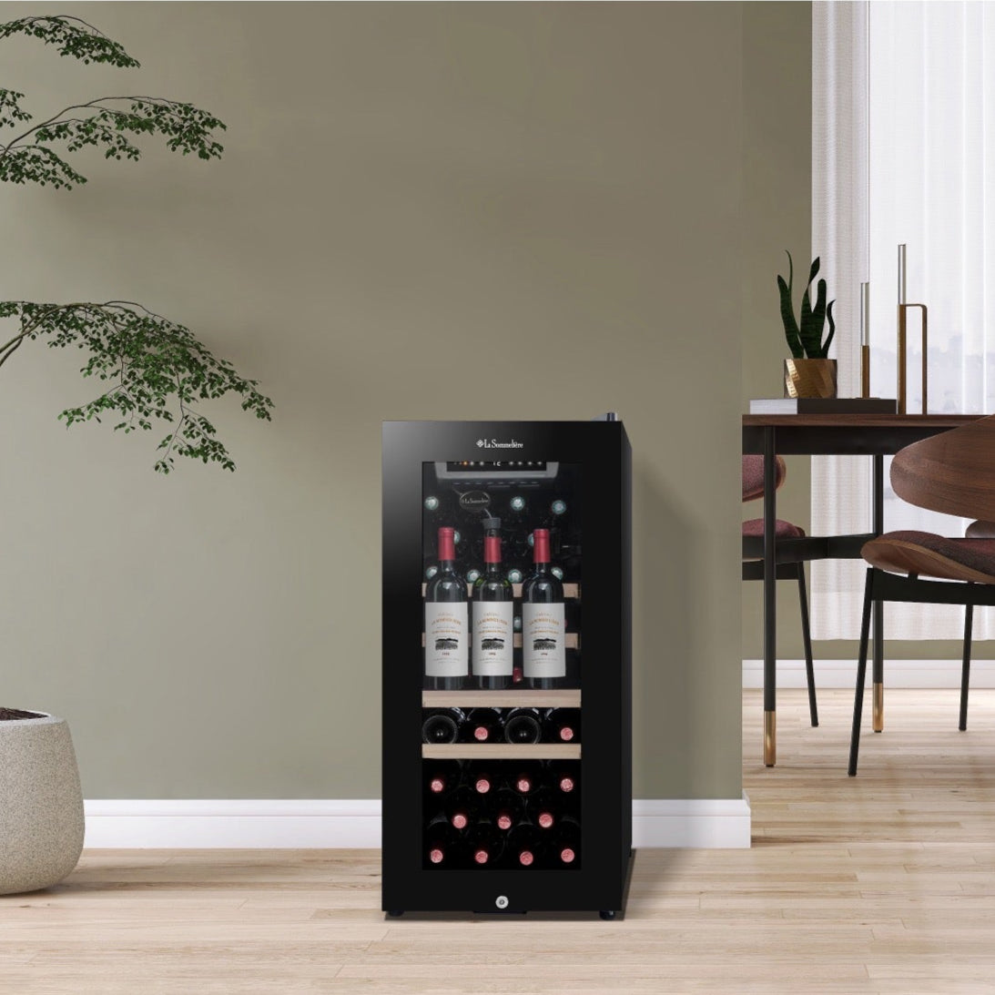 Weinkühlschrank 38 Flaschen La Sommelière LS38 BLACK