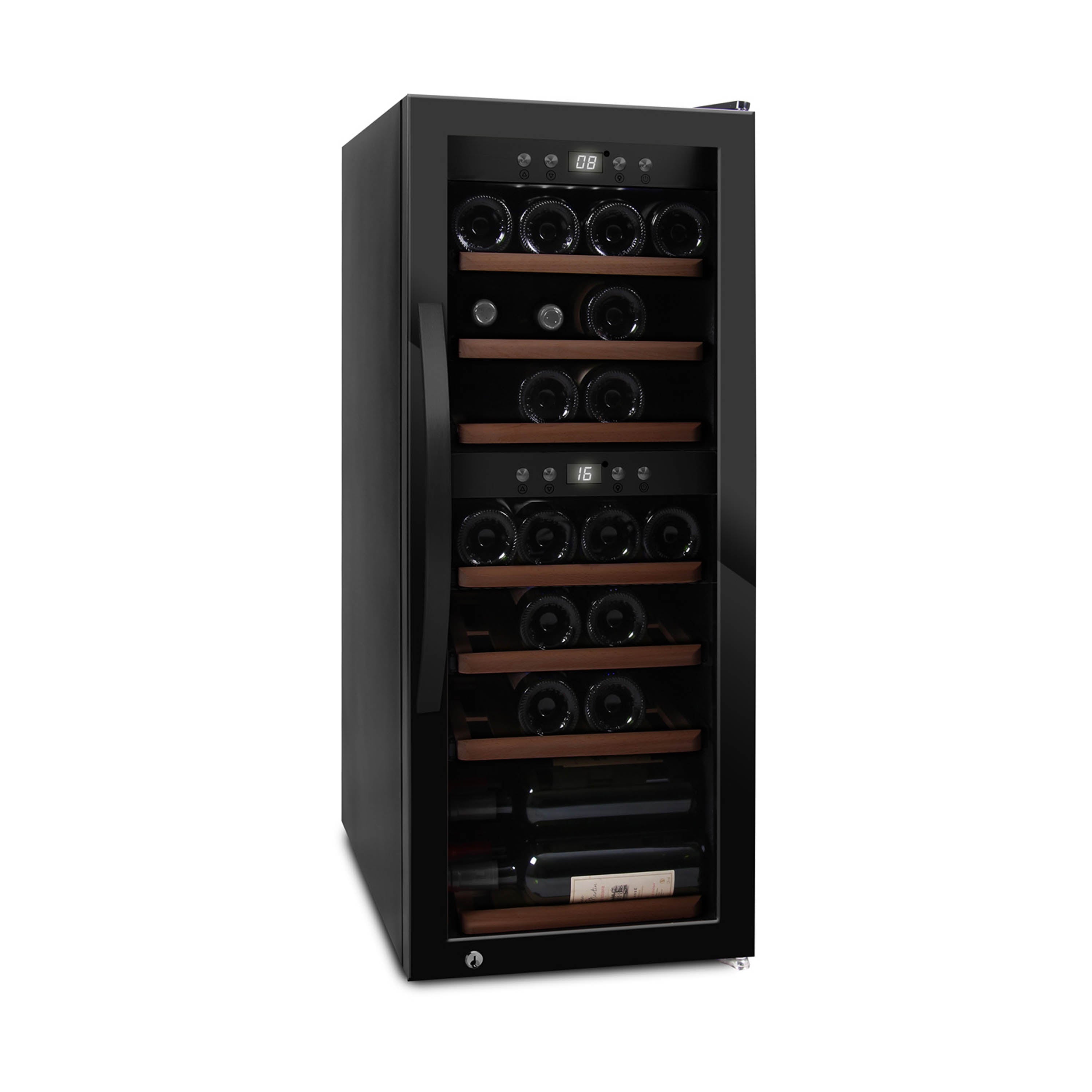 Weinkühlschrank 38 Flaschen WineExpert 38 Fullglass Black