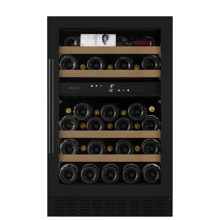 Weinkühlschrank 39 Flaschen mQuvée WineCave 700 50D Anthracite Black