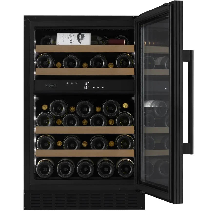Wine Cooler 39 bottles mQuvée WineCave 700 50D Anthracite Black