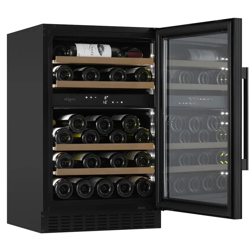 Wine Cooler 39 bottles mQuvée WineCave 700 50D Anthracite Black
