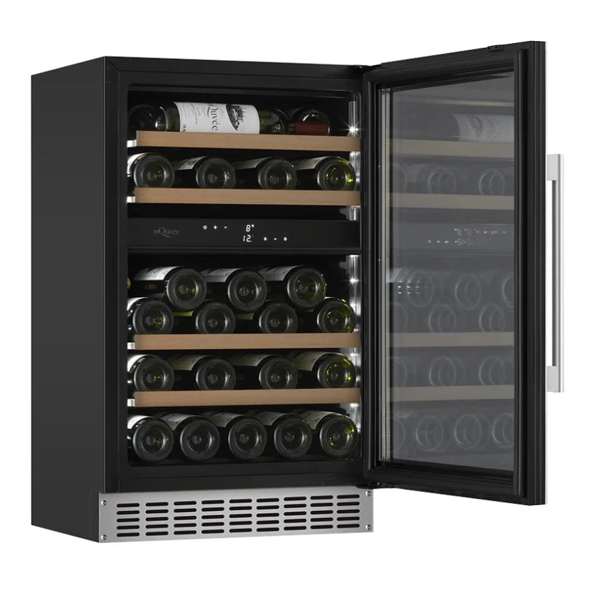 Weinkühlschrank 39 Flaschen mQuvée WineCave 700 50D Stainless