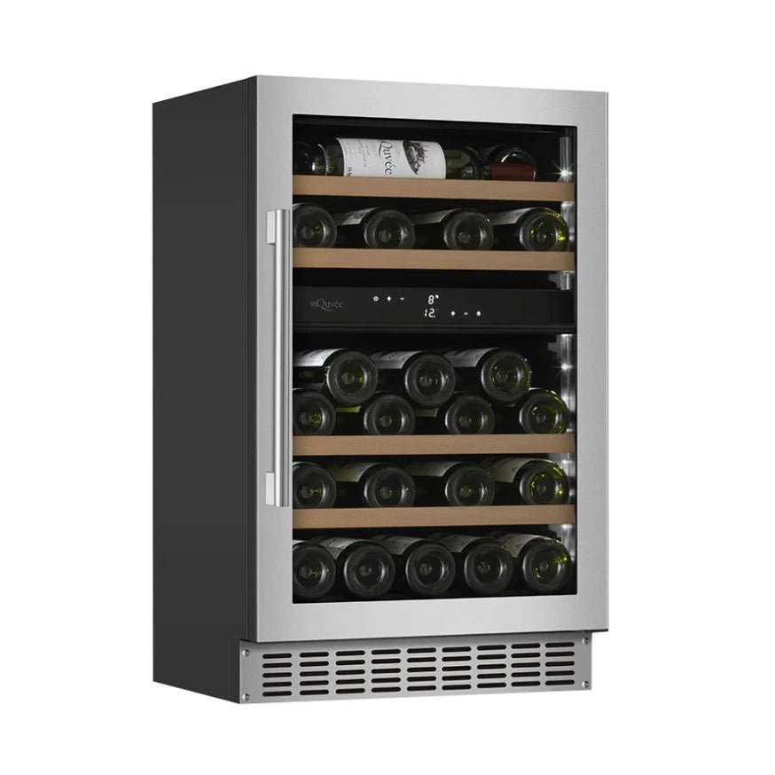 Weinkühlschrank 39 Flaschen mQuvée WineCave 700 50D Stainless