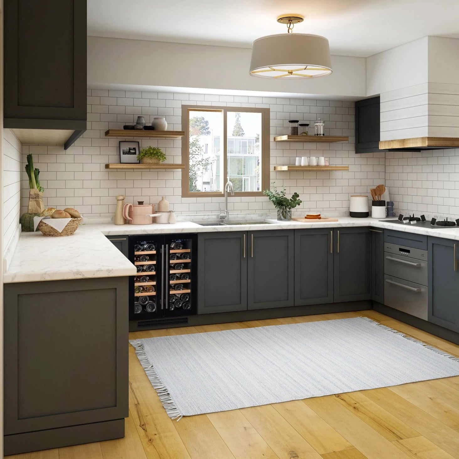 Weinkühlschrank 40 Flaschen Climadiff CBU40D1B