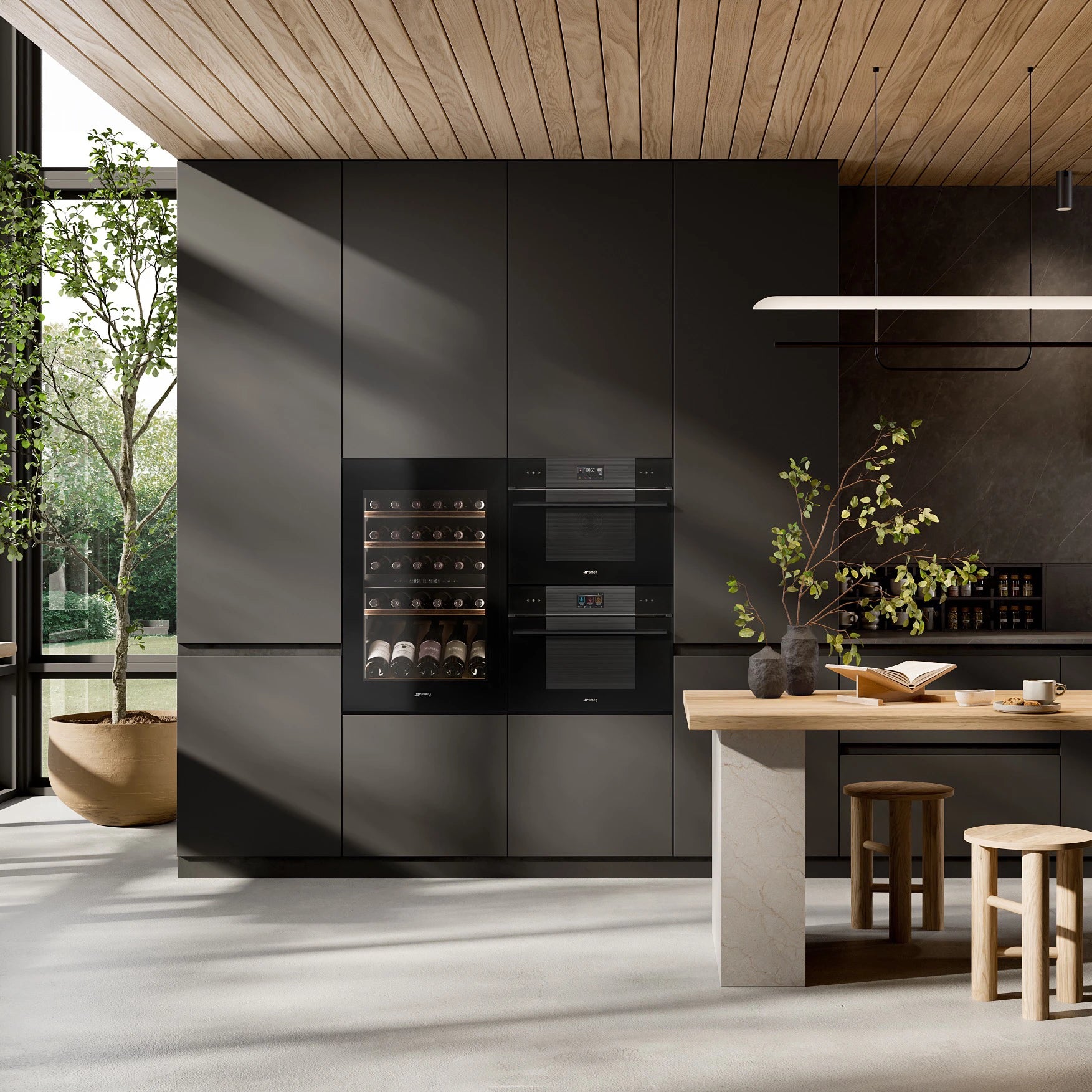 Wine refrigerator 40 bottles Smeg CVI040BE