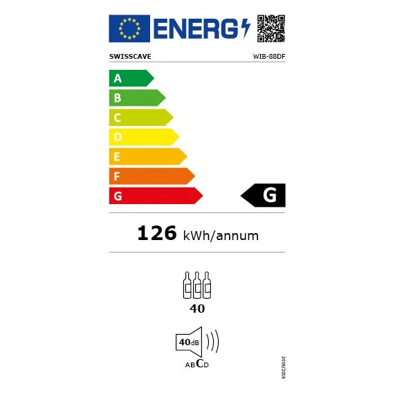 Weinkühlschrank 40 Flaschen Swisscave WIB-88DF