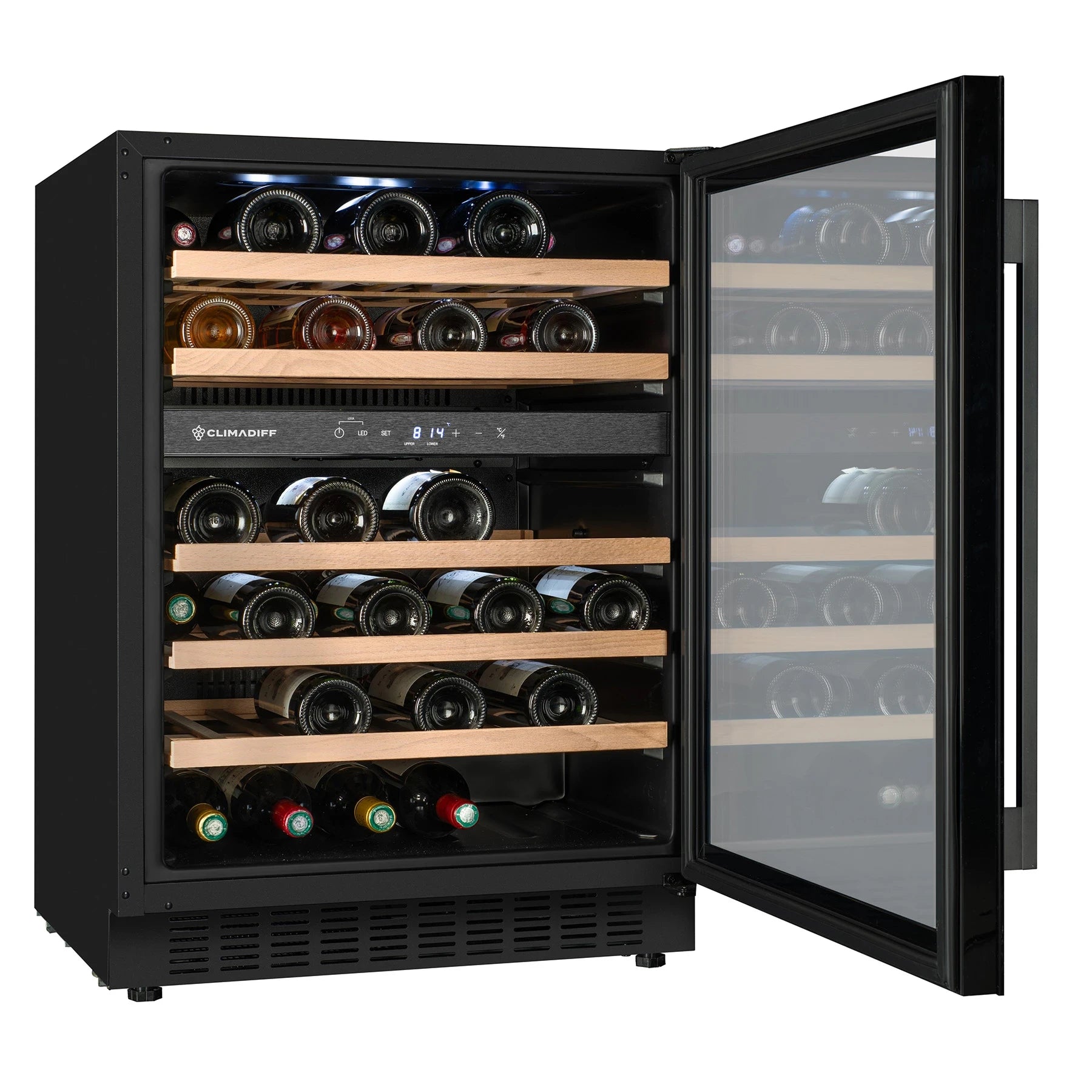 Weinkühlschrank 46 Flaschen Climadiff CBU50DZBM