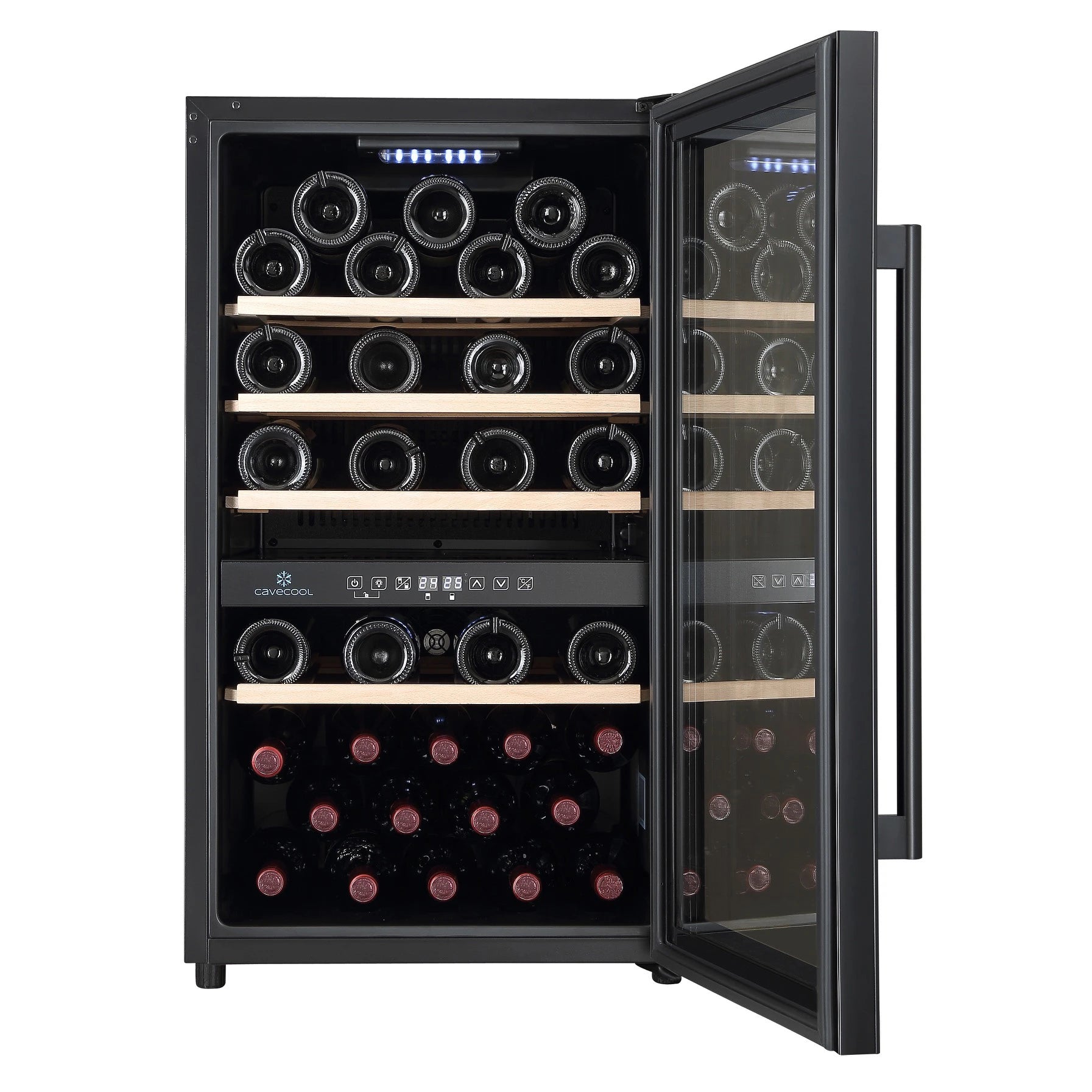 Wine Cooler 49 bottles Cavecool Raw Citrine CC124DB