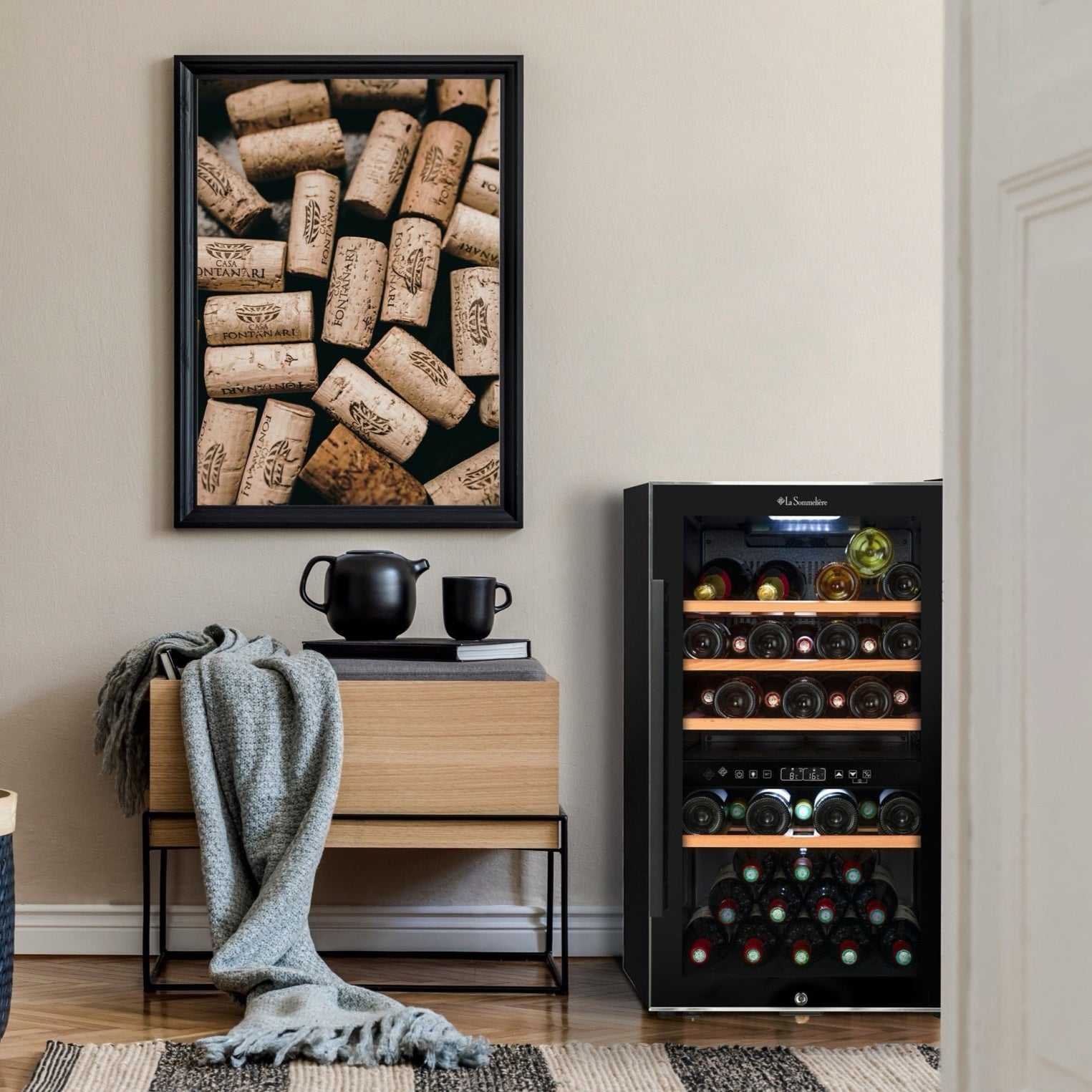 Weinkühlschrank 49 Flaschen La Sommelière ECS51.2Z