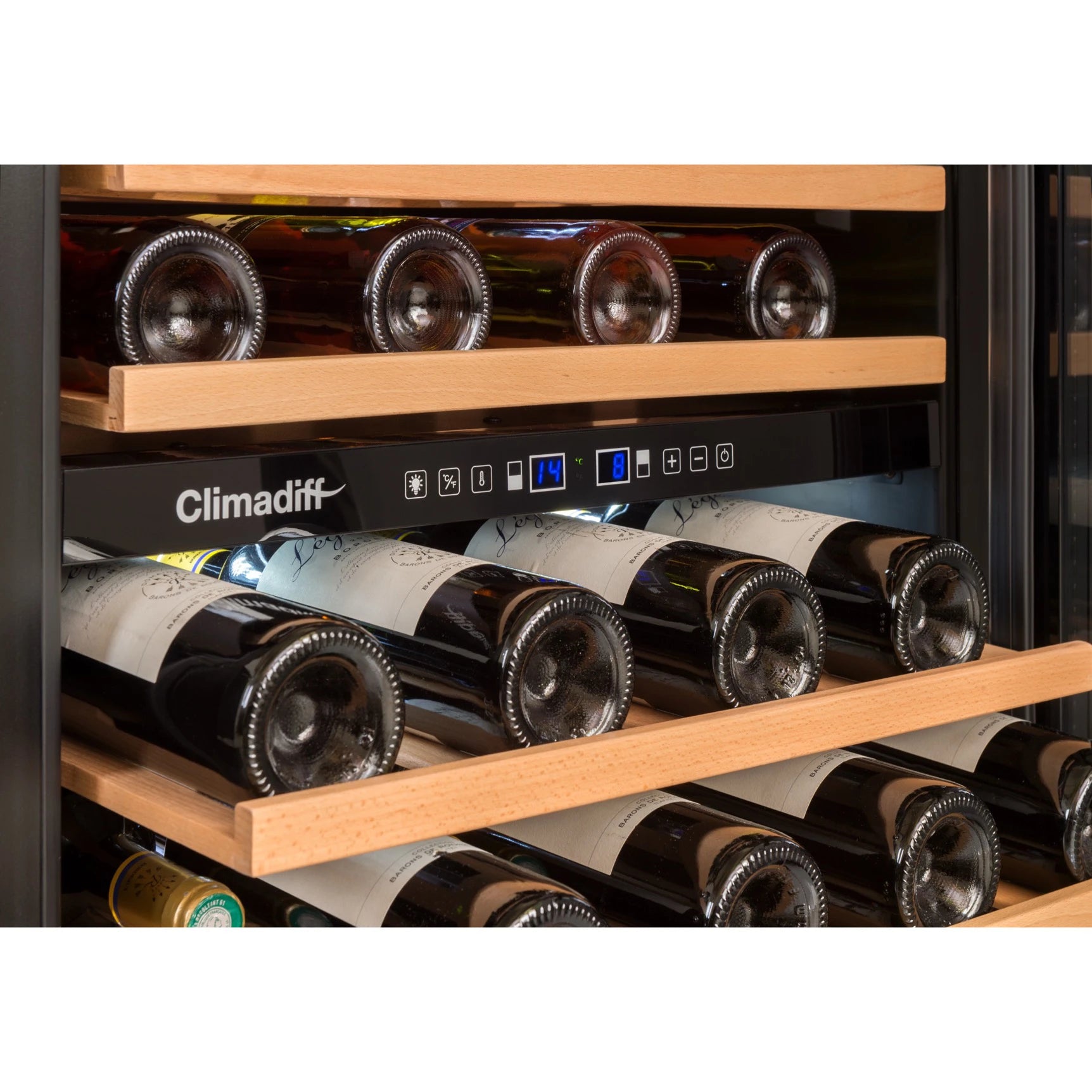Weinkühlschrank 51 Flaschen Climadiff CBU50D2B