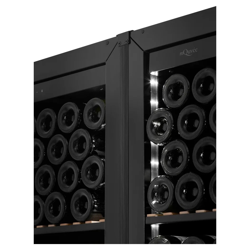 Double-door Wine Cooler 546 bottles mQuvée Velvet 220 Glass