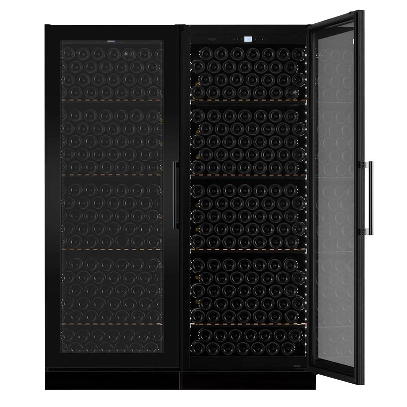 Double-door Wine Cooler 546 bottles mQuvée Velvet 220 Glass