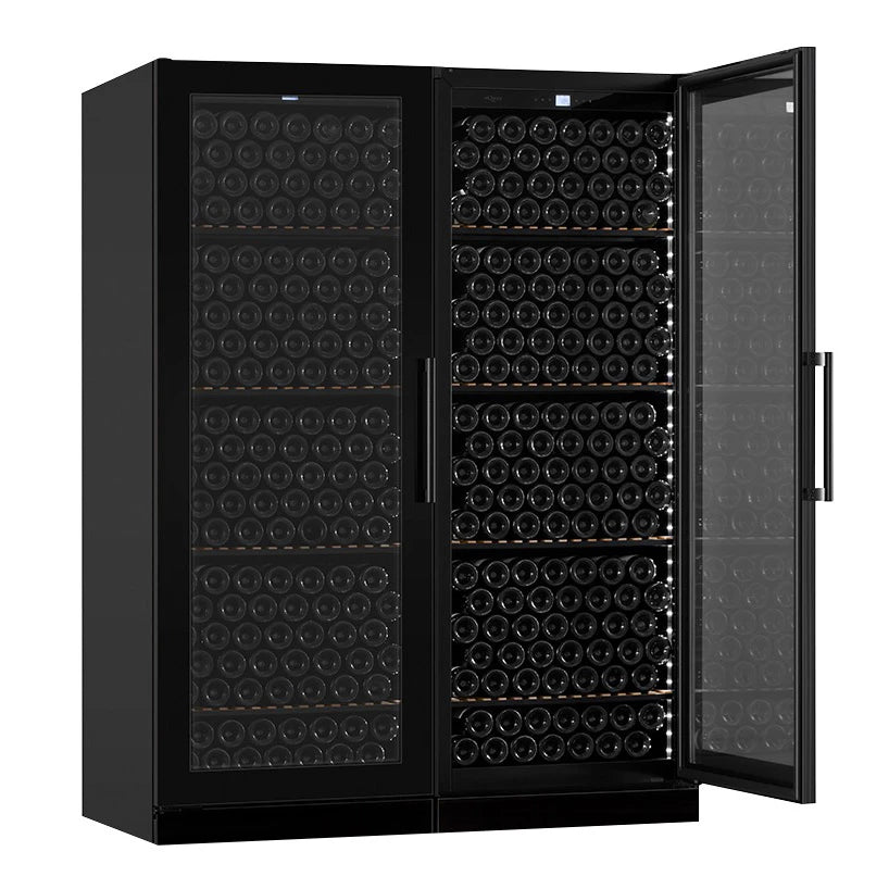 Double-door Wine Cooler 546 bottles mQuvée Velvet 220 Glass