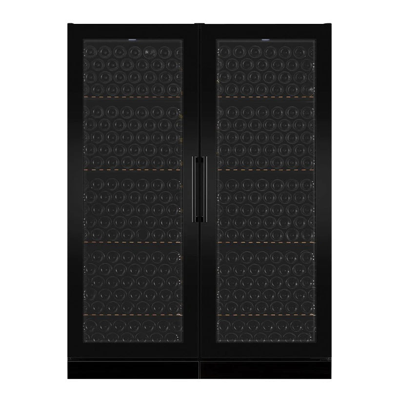 Double-door Wine Cooler 546 bottles mQuvée Velvet 220 Glass