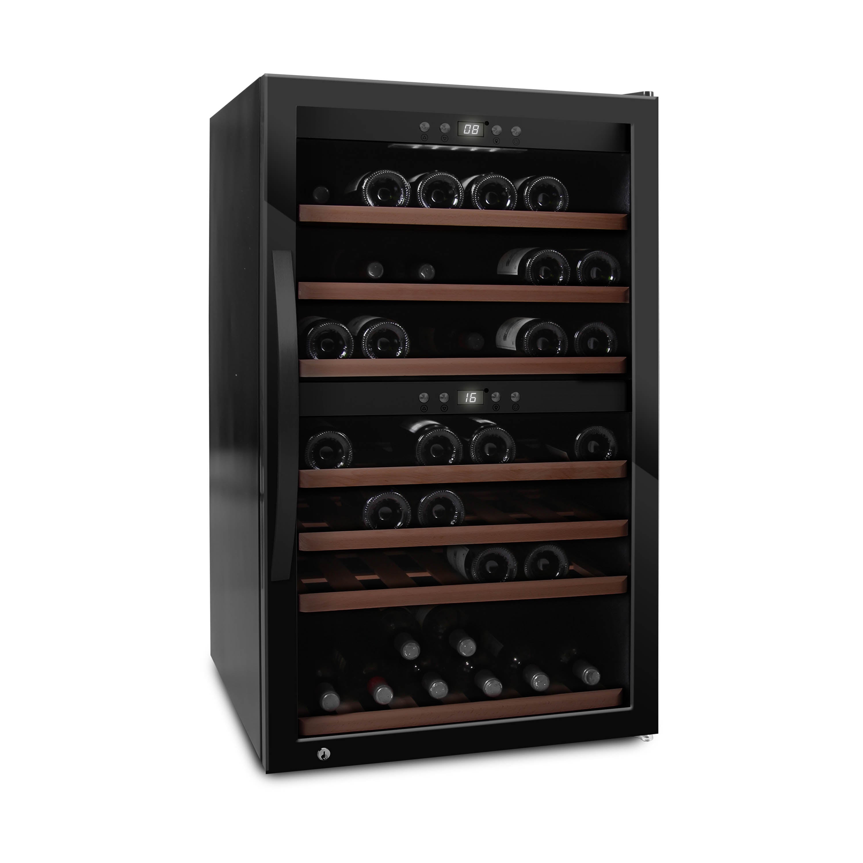 Weinkühlschrank 66 Flaschen WineExpert 66 Fullglass Black