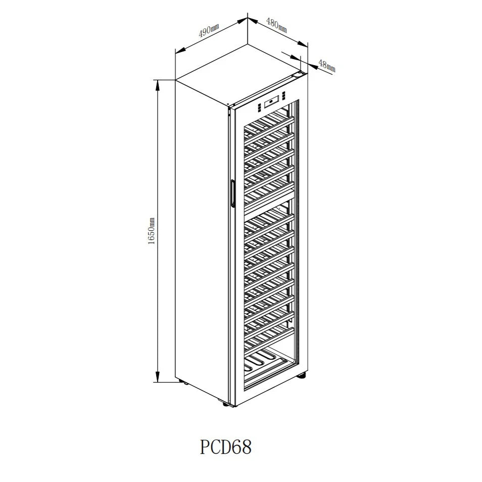 Wine Cooler 67 bottles Cavin Polar Collection 68