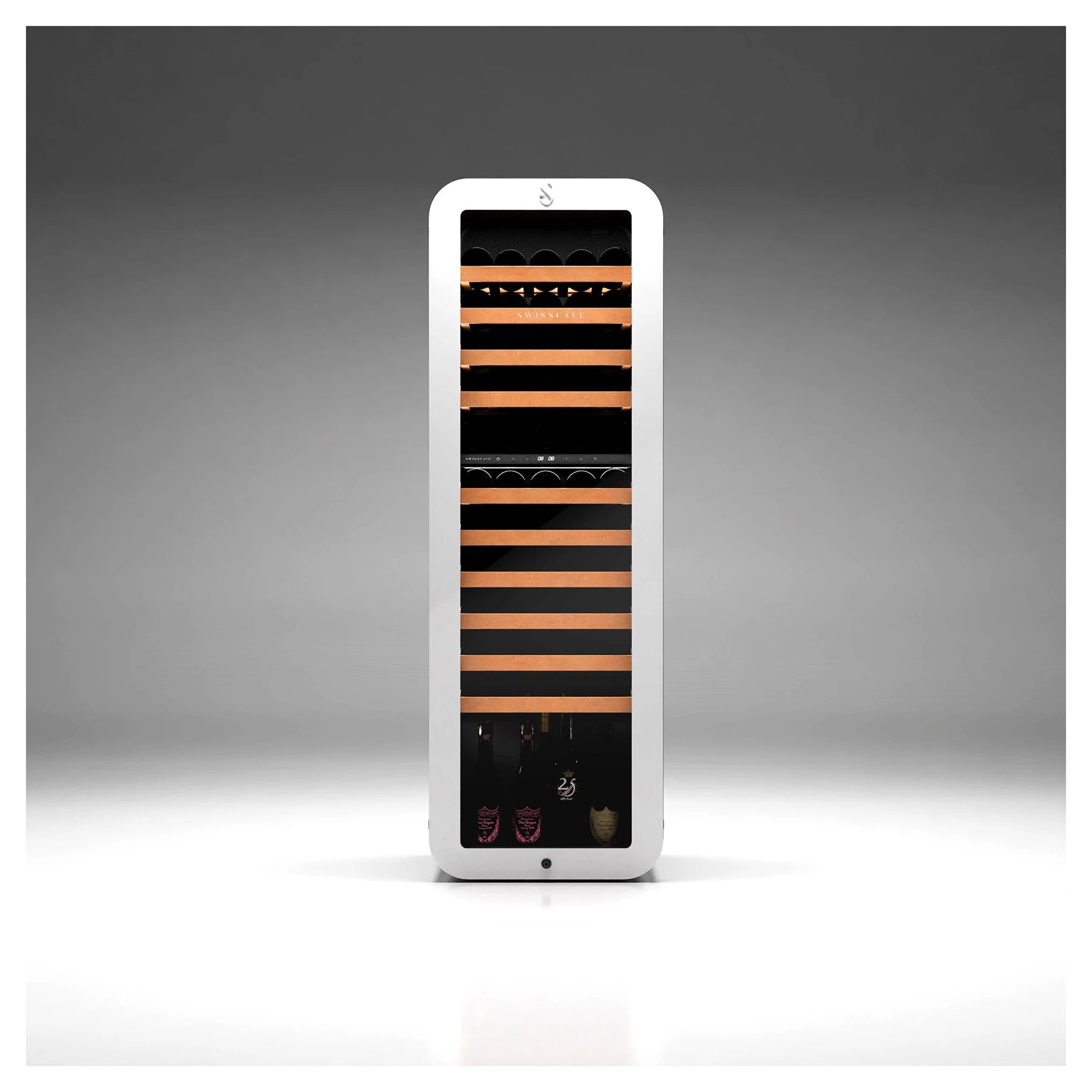 Weinkühlschrank 68 Flaschen Swisscave WLB-320DF-WHITE