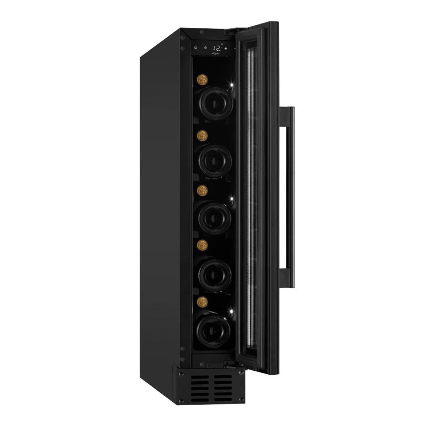 Weinkühlschrank 10 Flaschen mQuvée WineCave 700 15S Anthracite Black