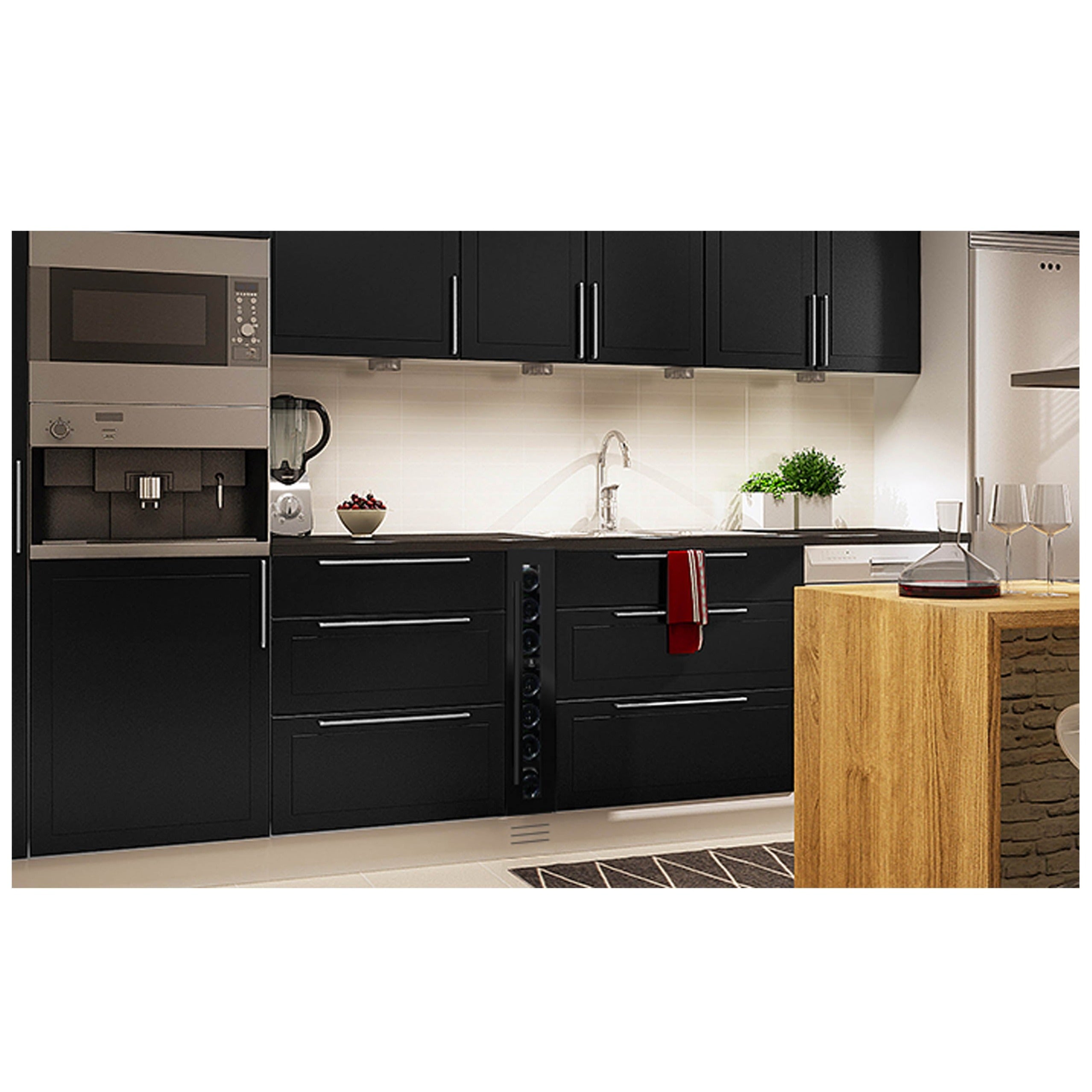 Weinkühlschrank 7 Flaschen WineCave 720 15S Anthracite Black