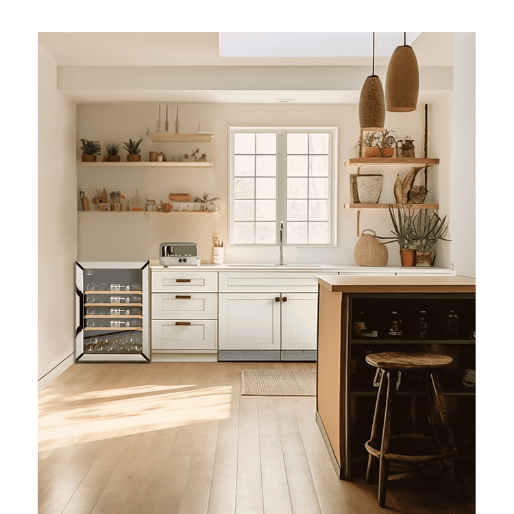 Weinkühlschrank 50 Flaschen Goguette Weiß