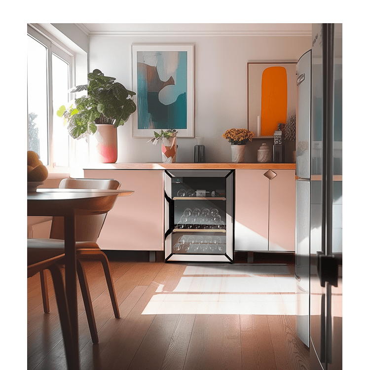 Weinkühlschrank 50 Flaschen Goguette Weiß