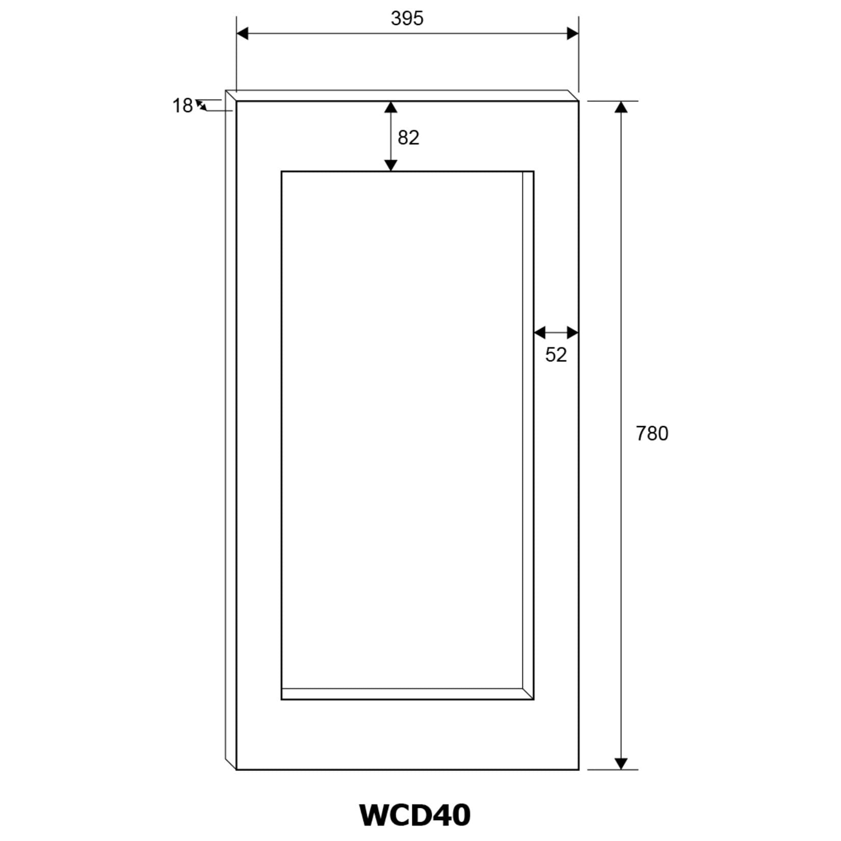 Weinkühlschrank 34 Flaschen WineCave Exclusive 780 40D Panel Ready