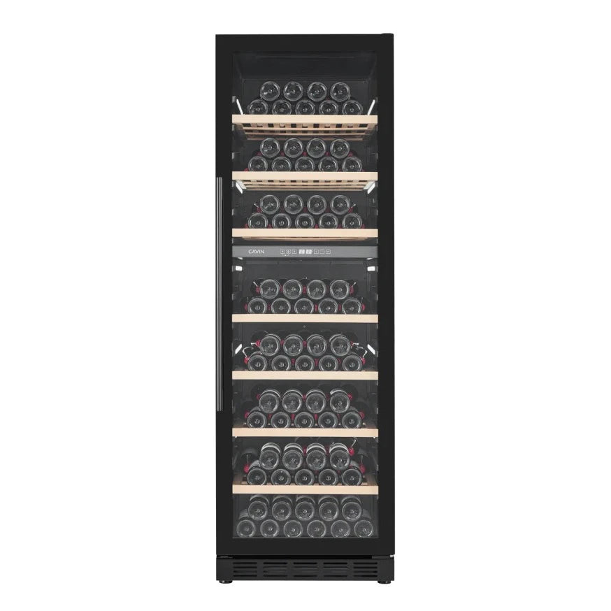 Wine Cooler 151 bottles Cavin Arctic Collection 151D Fullglass black