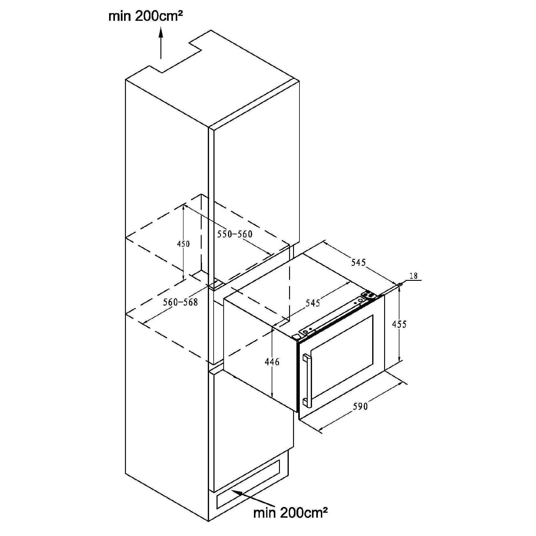 Wine Cooler 28 bottles Climadiff CBI28S1B