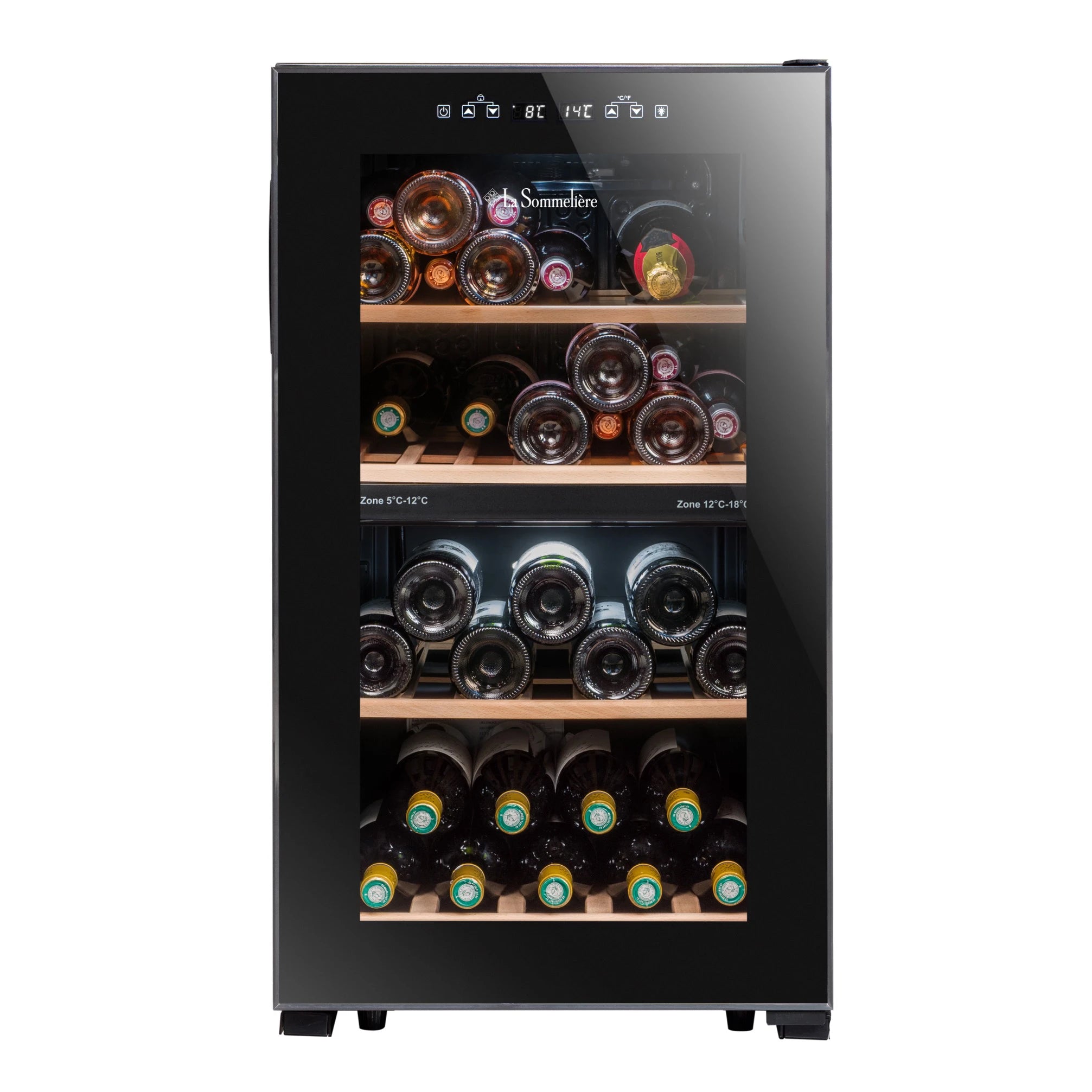 Weinkühlschrank 50 Flaschen La Sommelière LS51.2ZBLACK