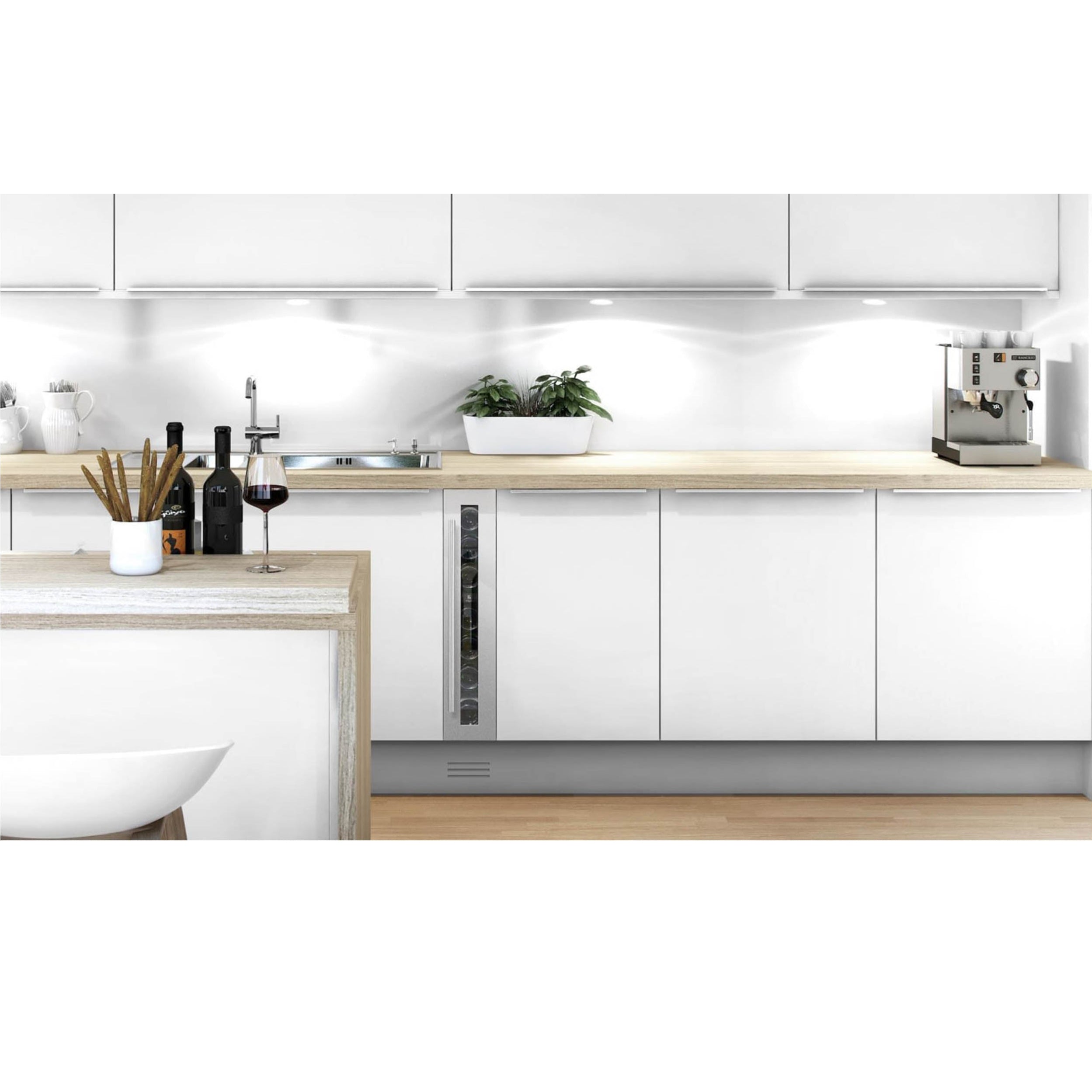 Weinkühlschrank 7 Flaschen WineCave 720 15S Stainless