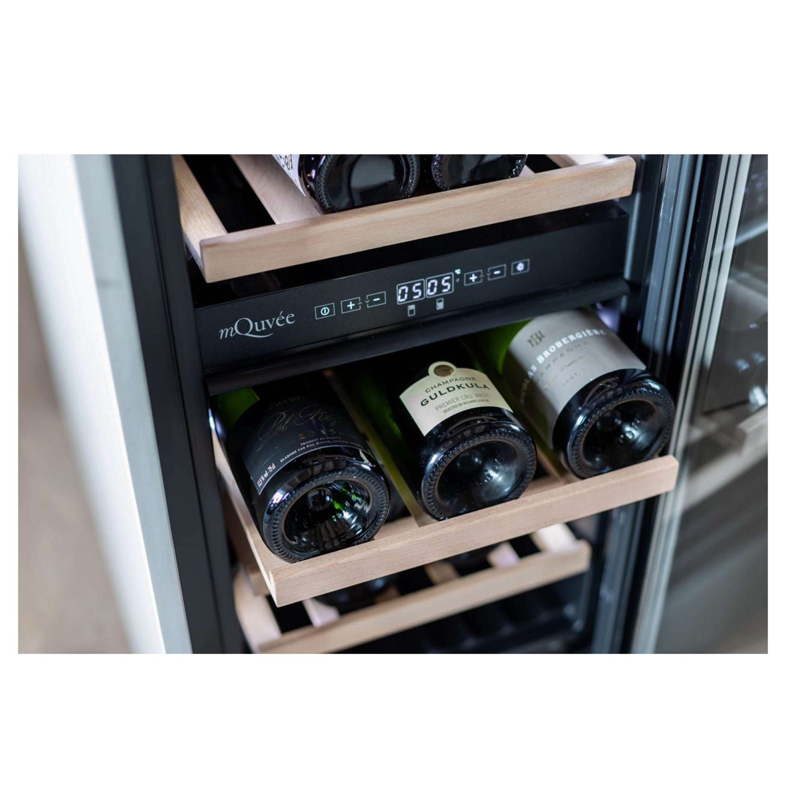 Weinkühlschrank 28 Flaschen WineCave 700 40D Anthracite Black