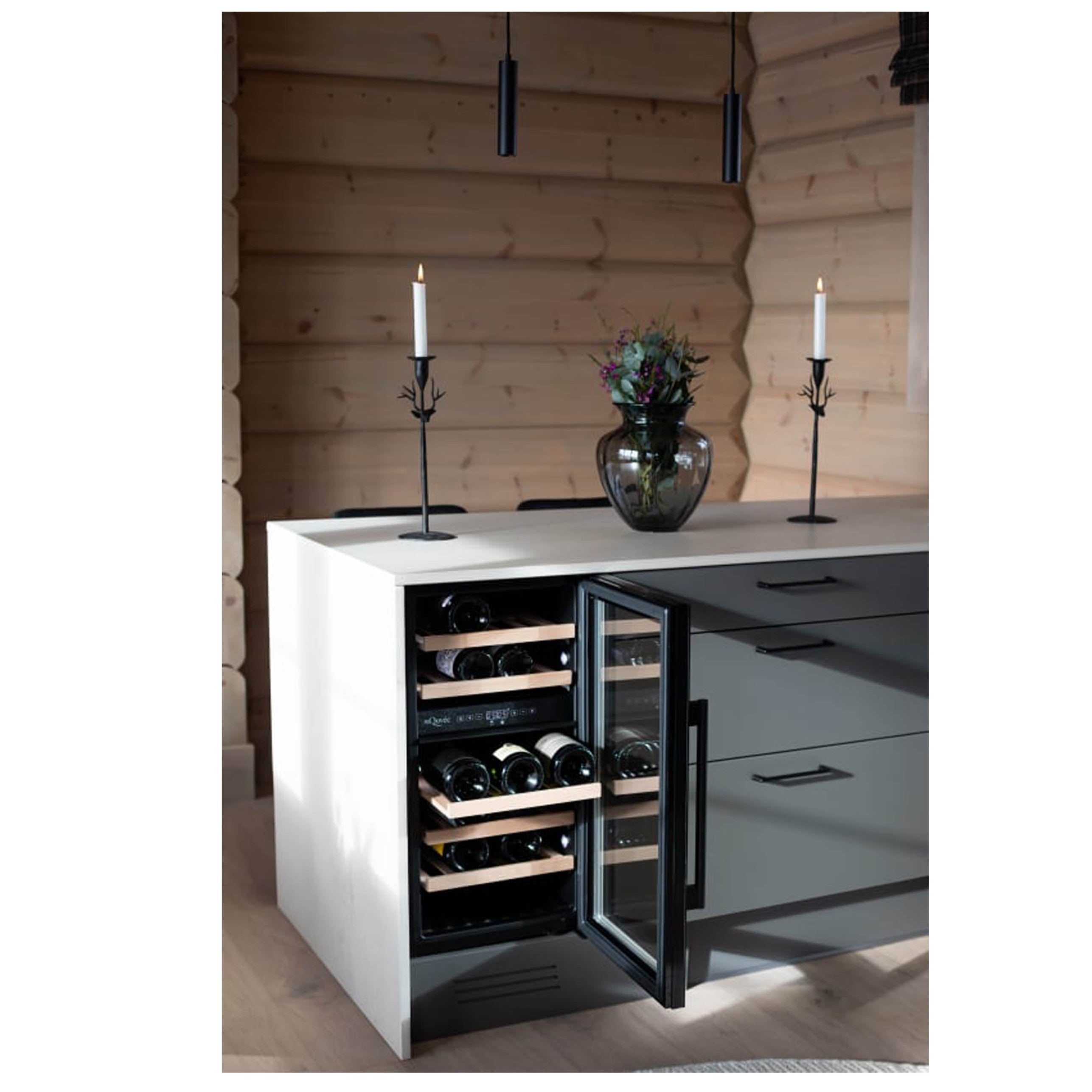 Weinkühlschrank 28 Flaschen WineCave 700 40D Anthracite Black