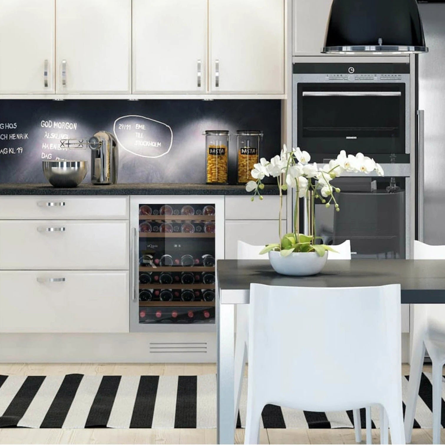 Weinkühlschrank 39 Flaschen mQuvée WineCave 700 50D Stainless