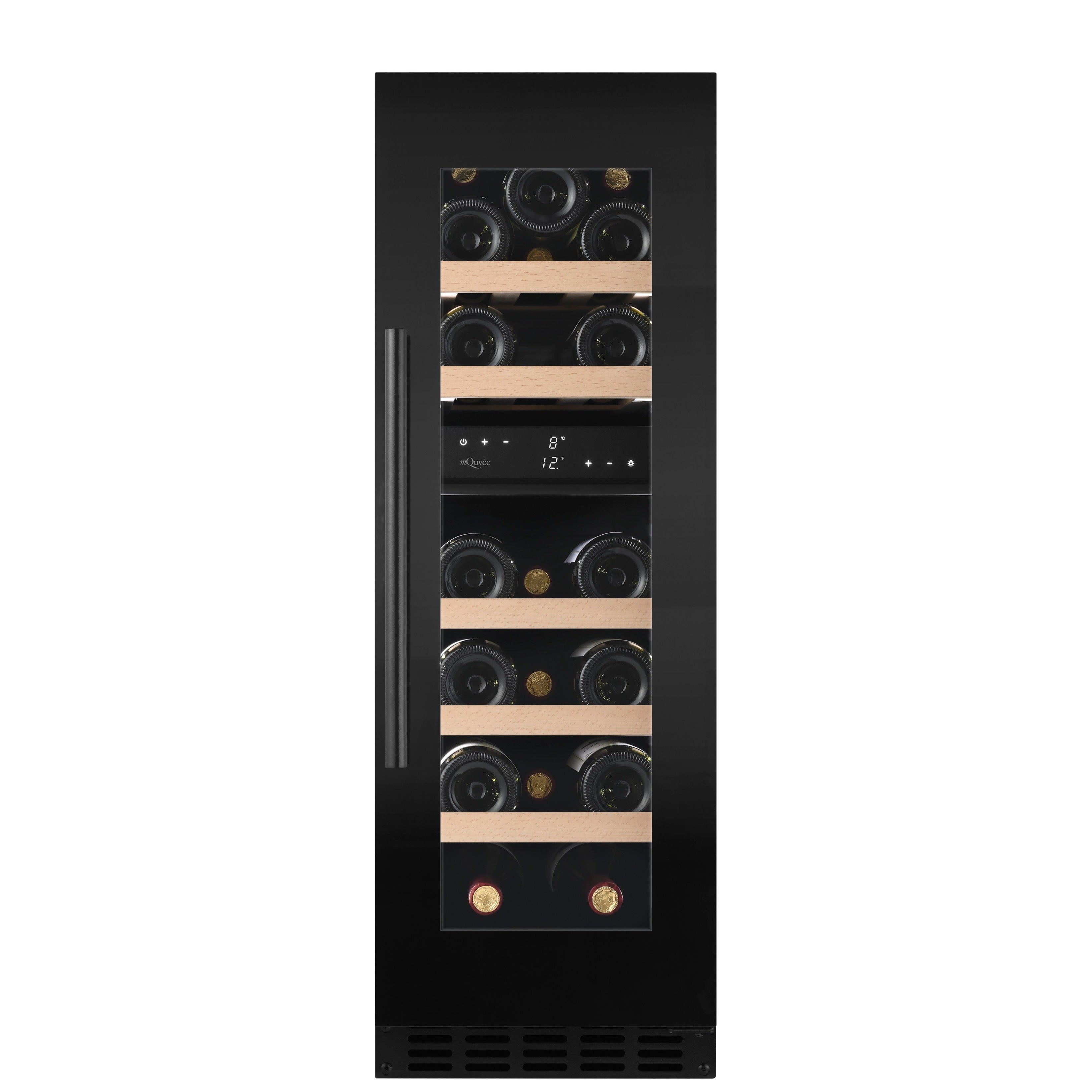 Weinkühlschrank 19 Flaschen WineCave 800 30D Fullglass Black