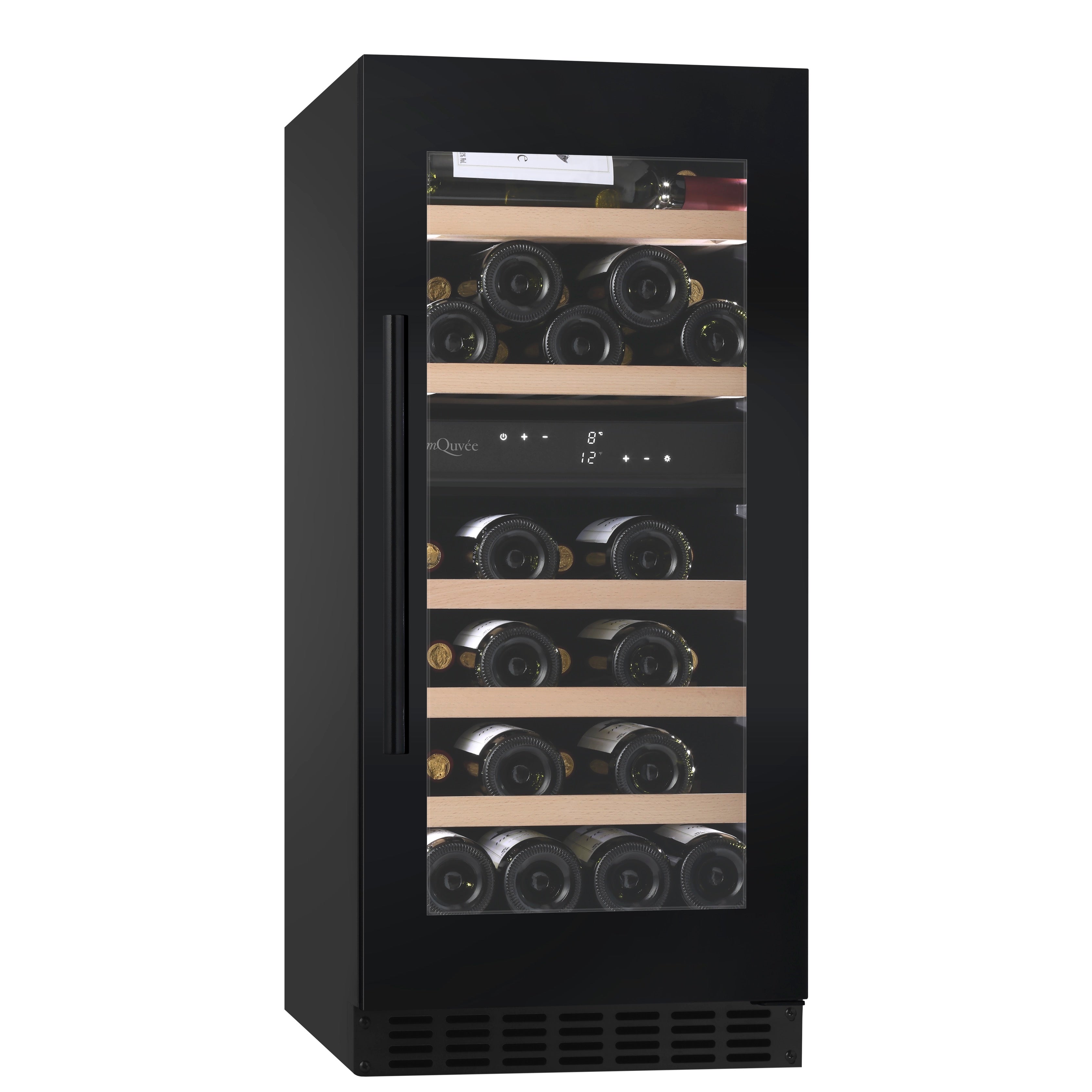 Weinkühlschrank 34 Flaschen WineCave 800 40D Fullglass Black