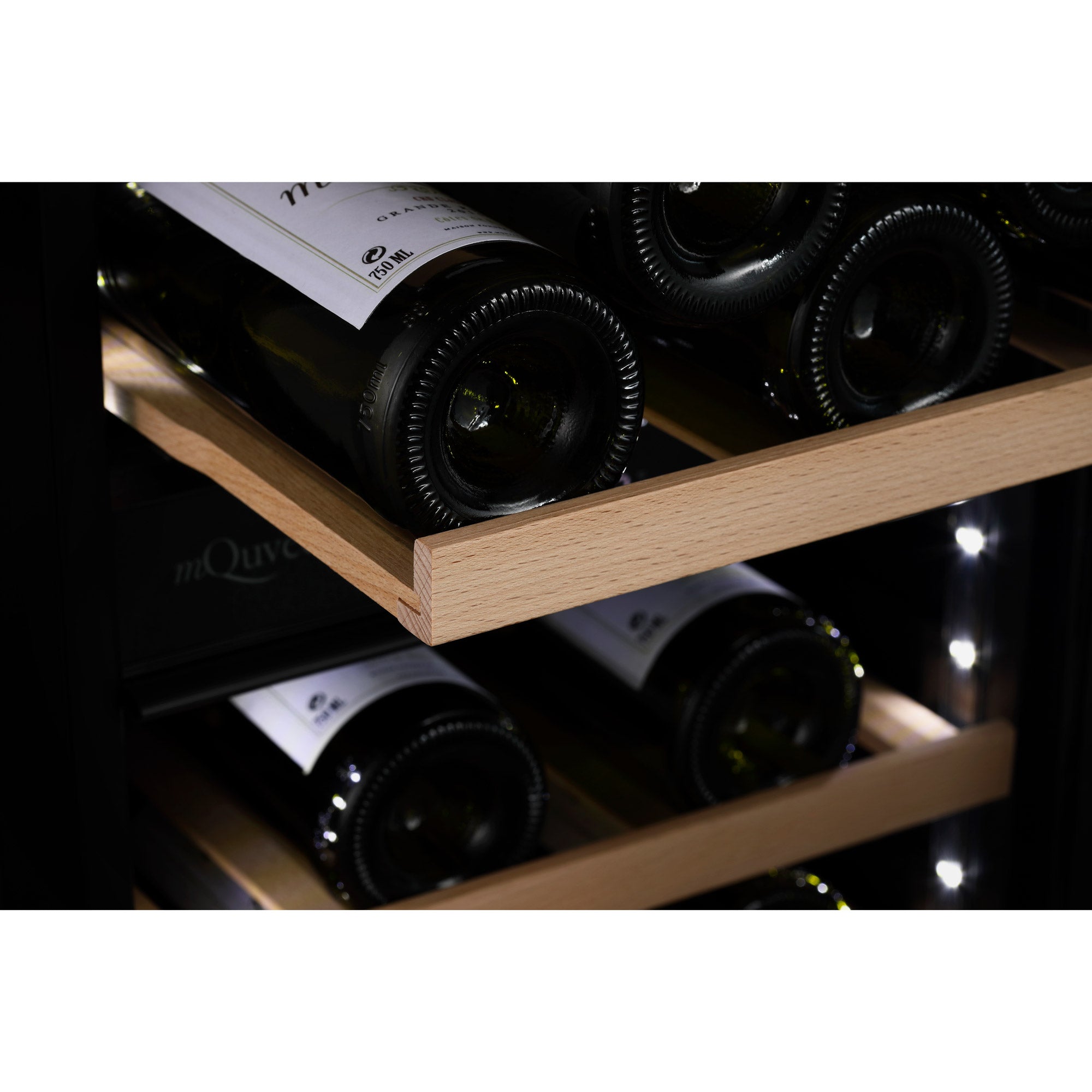 Weinkühlschrank 34 Flaschen WineCave 800 40D Fullglass Black