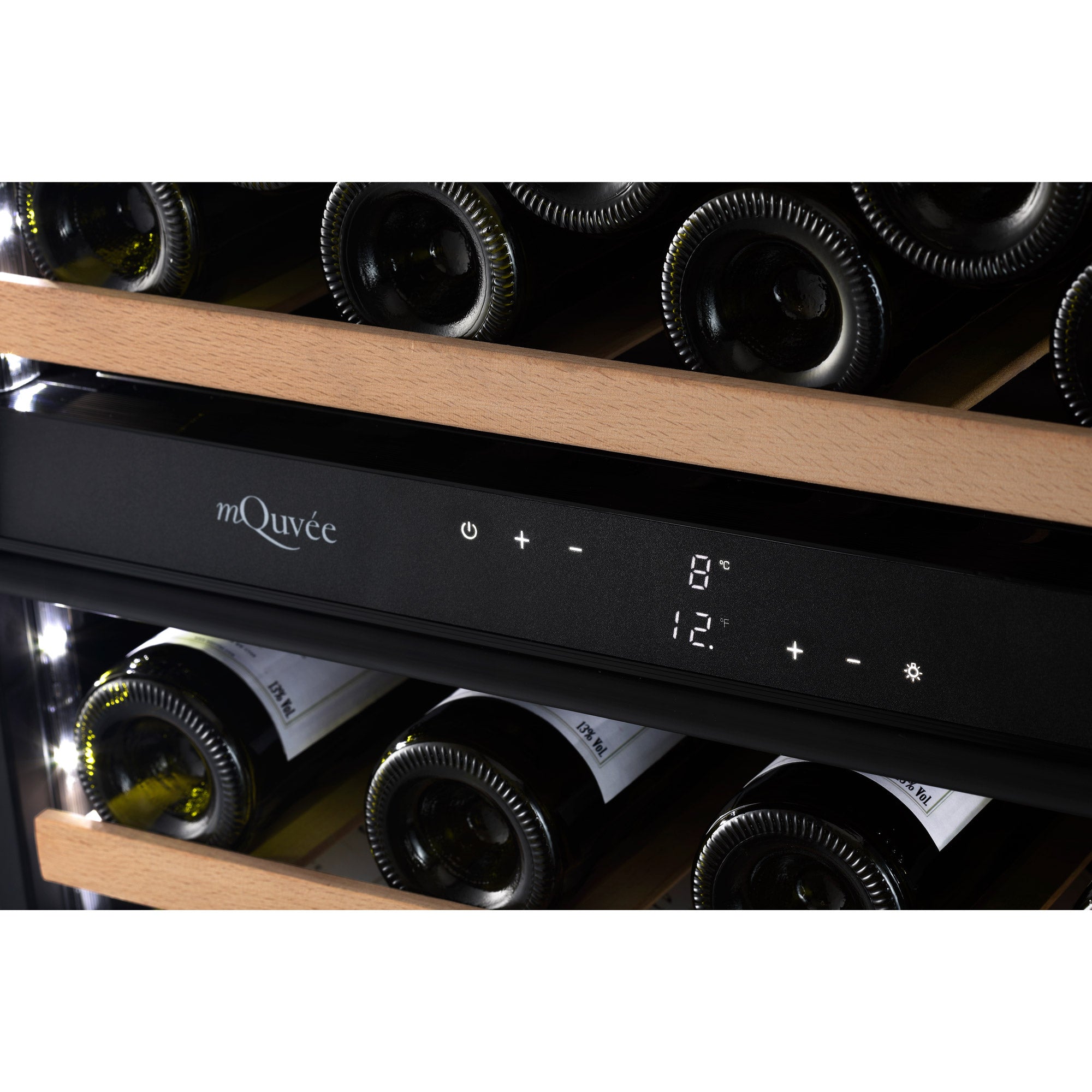 Weinkühlschrank 53 Flaschen WineCave 800 60D Fullglass Black