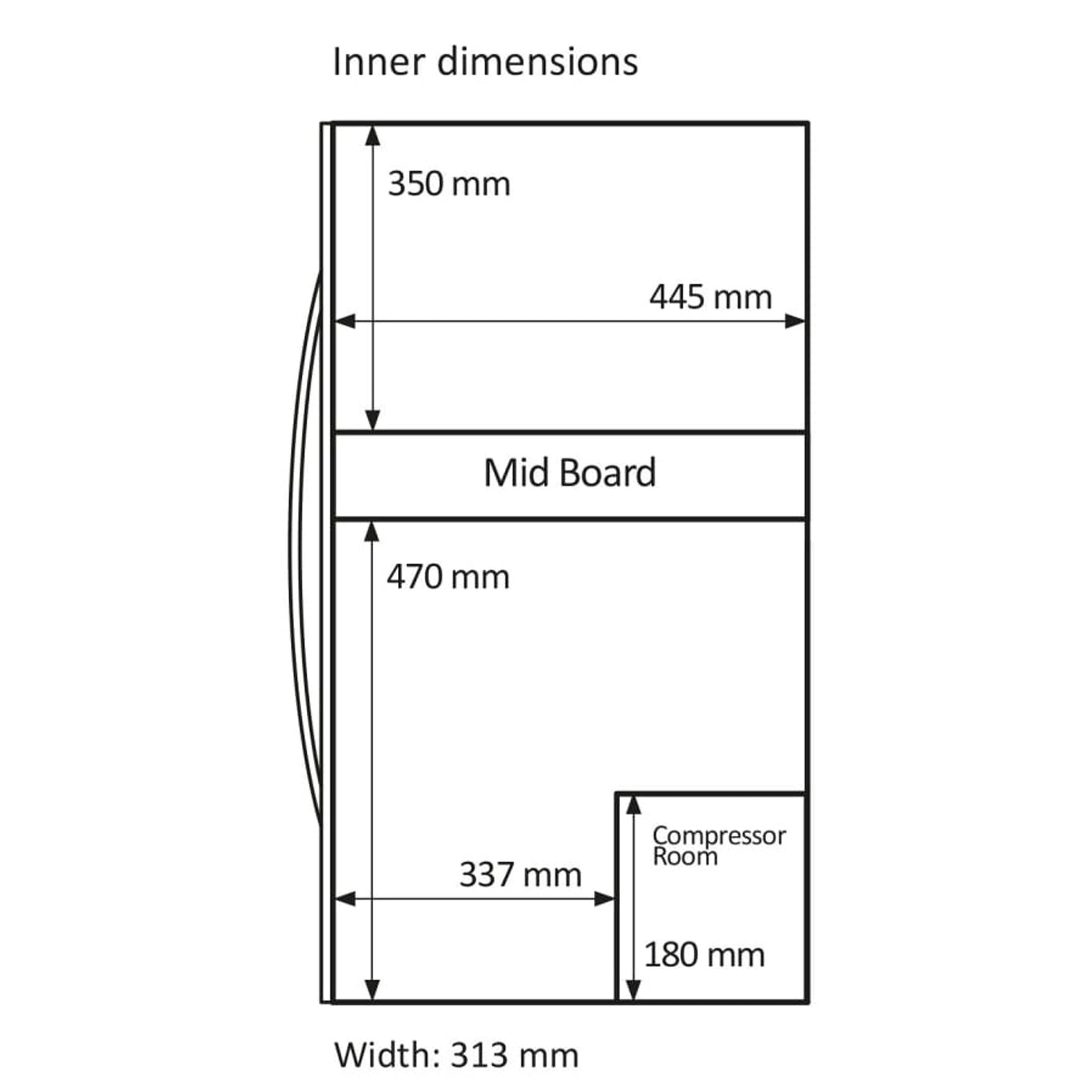 Weinkühlschrank 38 Flaschen WineExpert 38 Fullglass Black