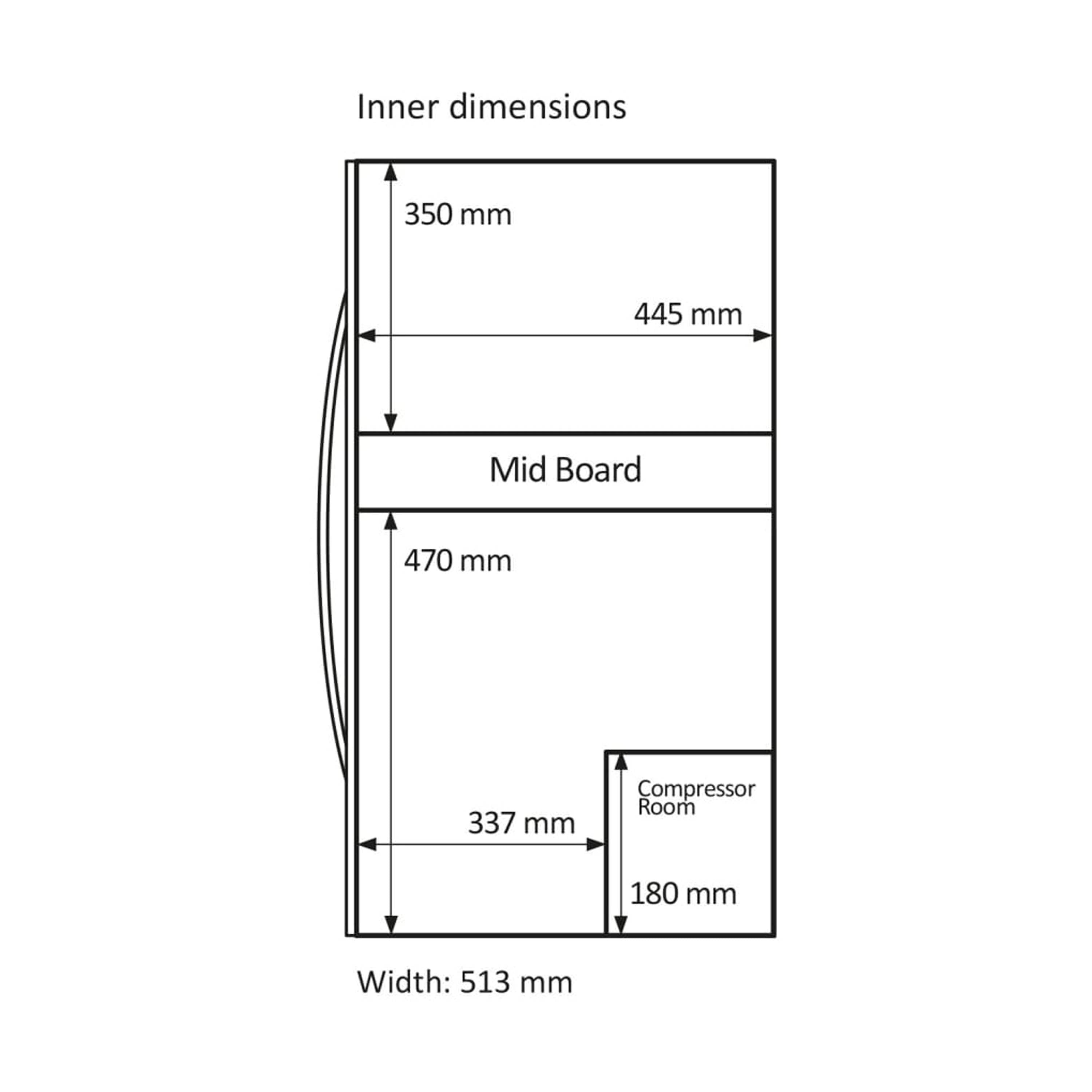 Weinkühlschrank 66 Flaschen WineExpert 66 Fullglass Black