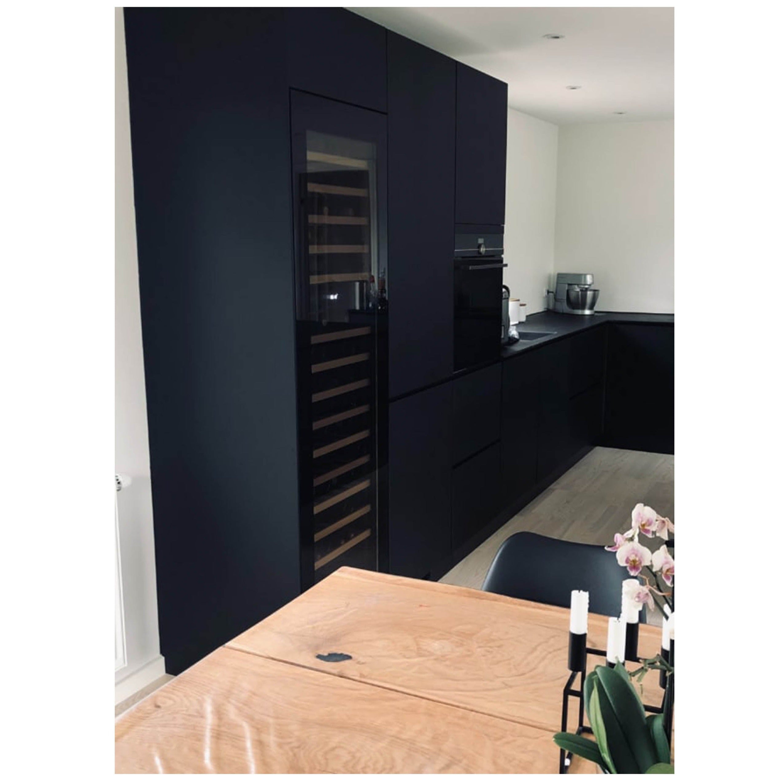 Weinkühlschrank 112 Flaschen WineKeeper 112D Fullglass Black Push/Pull