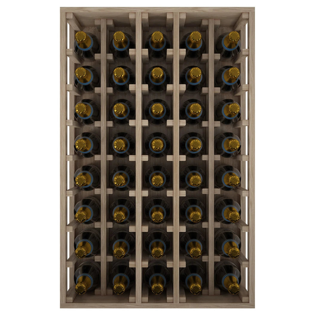 Weinregal aus Eichenholz für 40 Magnum-Flaschen, Expovinalia Godello ER2062