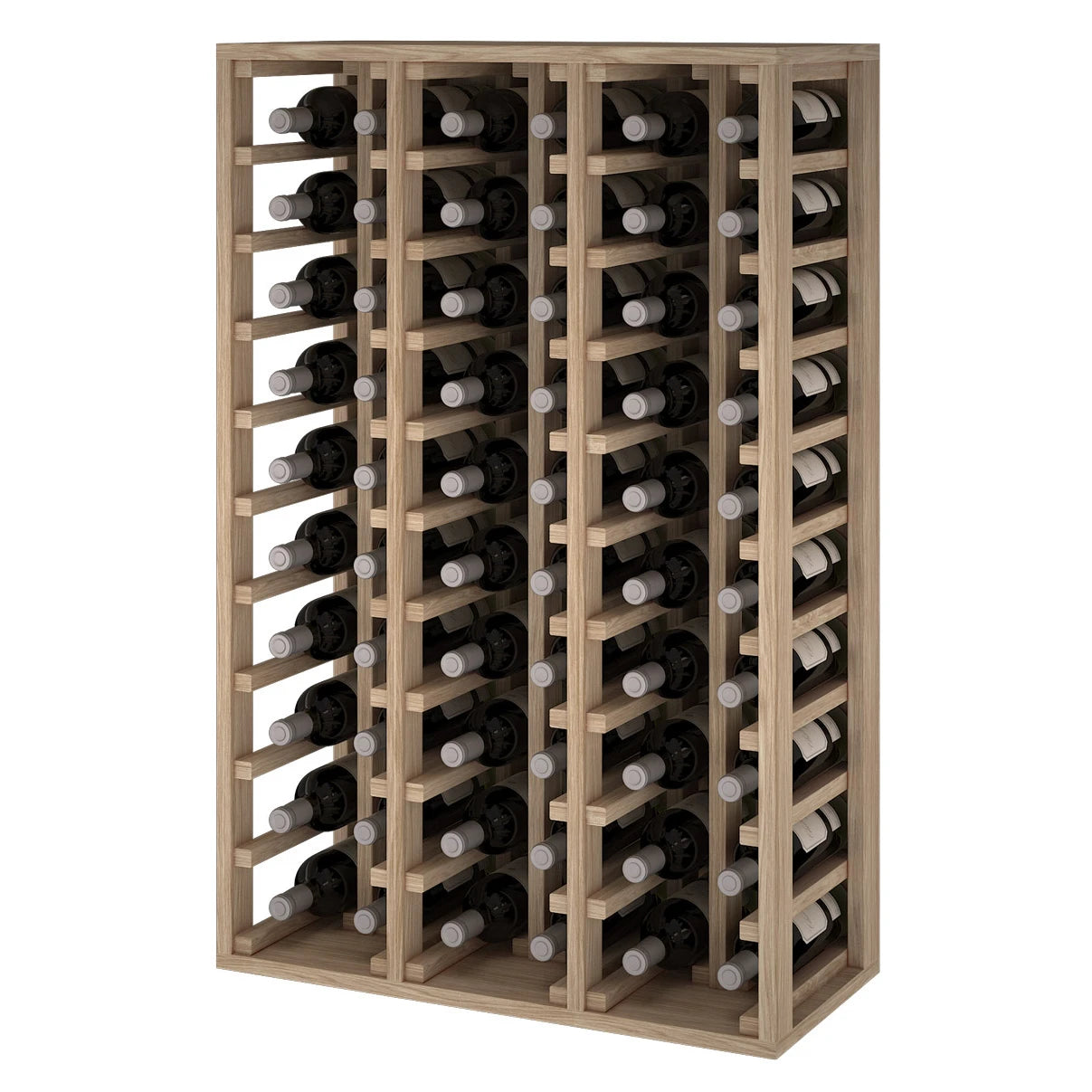 Oak wine rack for 60 bottles, Expovinalia Godello ER2060