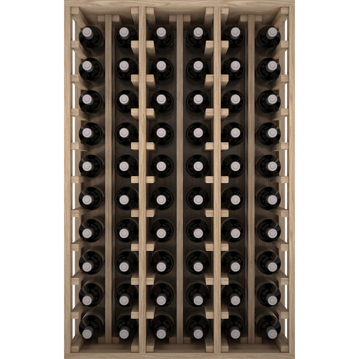 Weinregal aus Eichenholz für 60 Flaschen, Expovinalia Godello ER2060