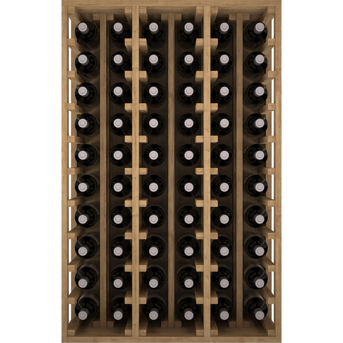 Weinregal aus Kiefernholz für 60 Flaschen, Expovinalia Godello EX2060