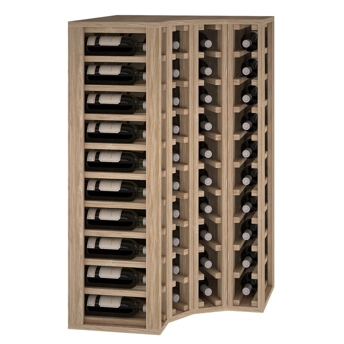 Oak wine rack for 40 bottles Expovinalia Godello ER2030