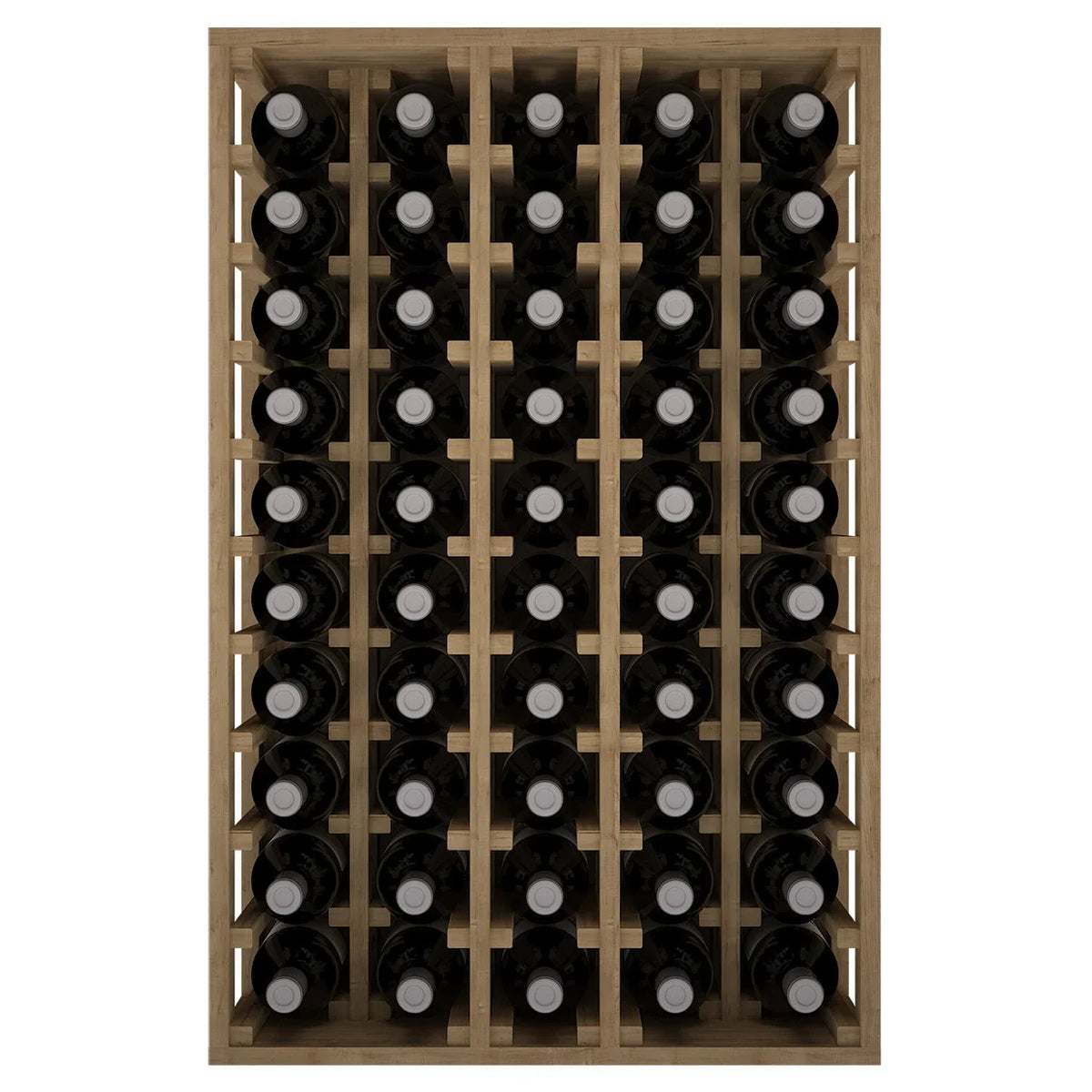 Wine rack for 50 magnum bottles Expovinalia Canedo Godello 2066 – Pine with light oak finish – EX2066
