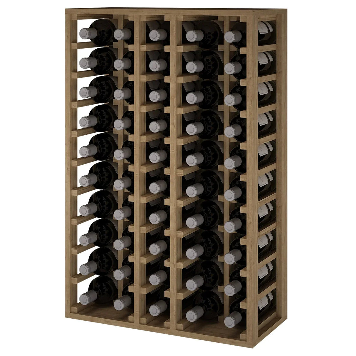 Wine rack for 50 magnum bottles Expovinalia Canedo Godello 2066 – Pine with light oak finish – EX2066