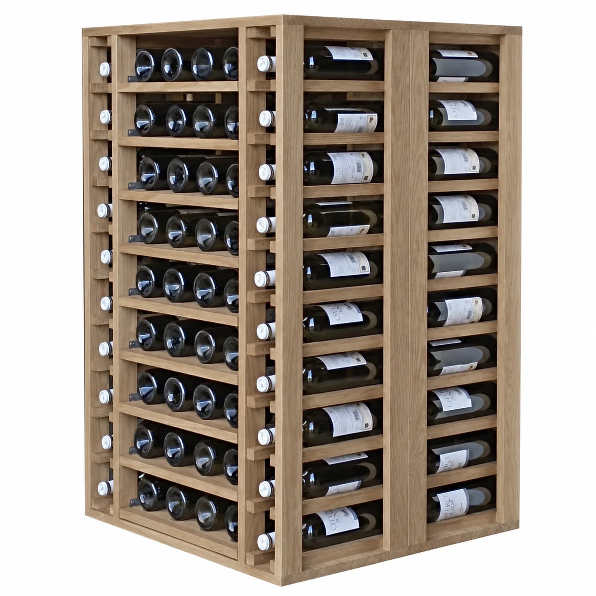 Wine rack for 103 bottles Expovinalia Arganza Godello 2548 – Natural oak – ER2548