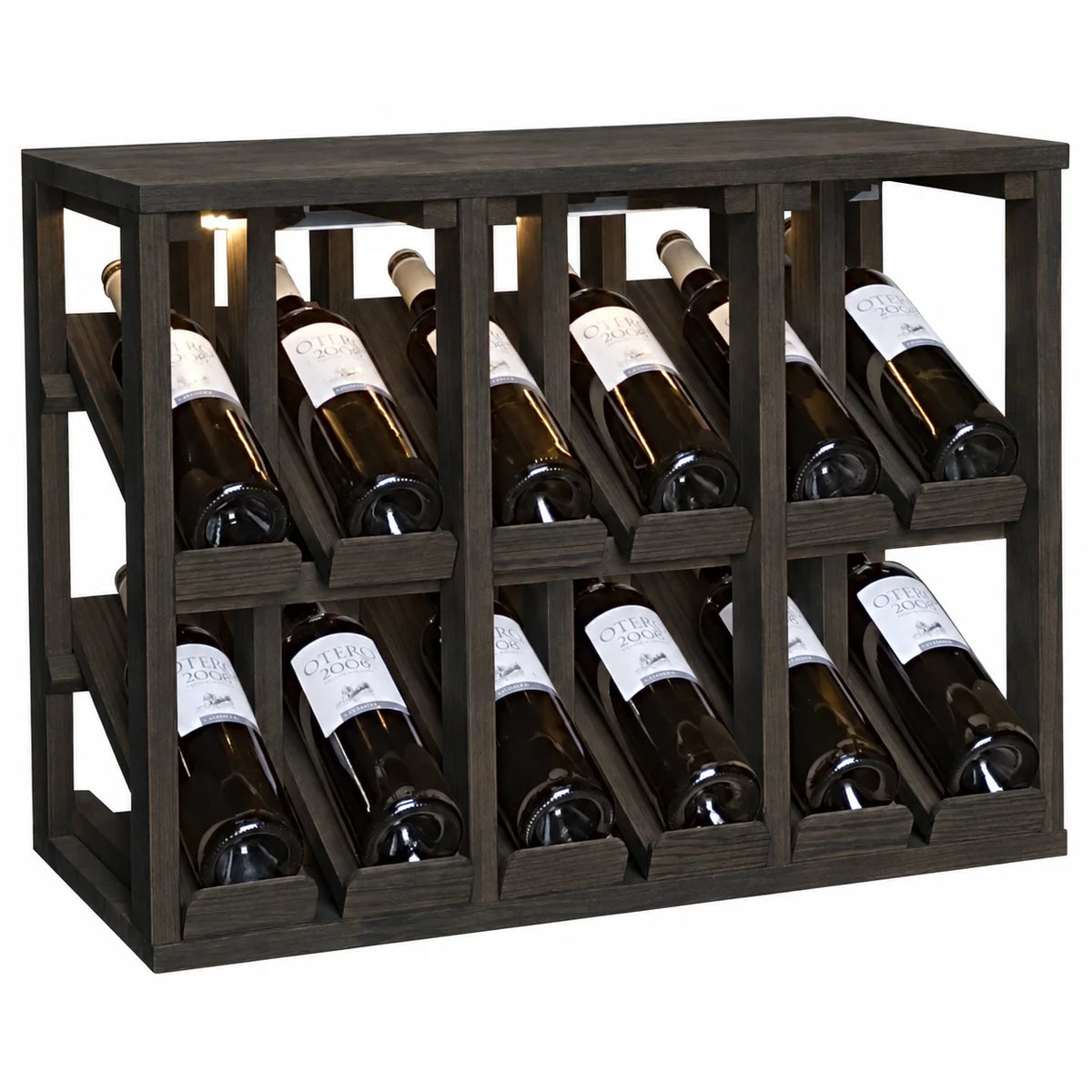 Wine rack for 12 bottles Expovinalia Villafranca Godello 2194 – Black pine – BX2194